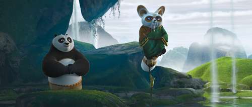 Kung Fu Panda 2 - Po & Maître Shifu / Jack Black & Dustin Hoffman